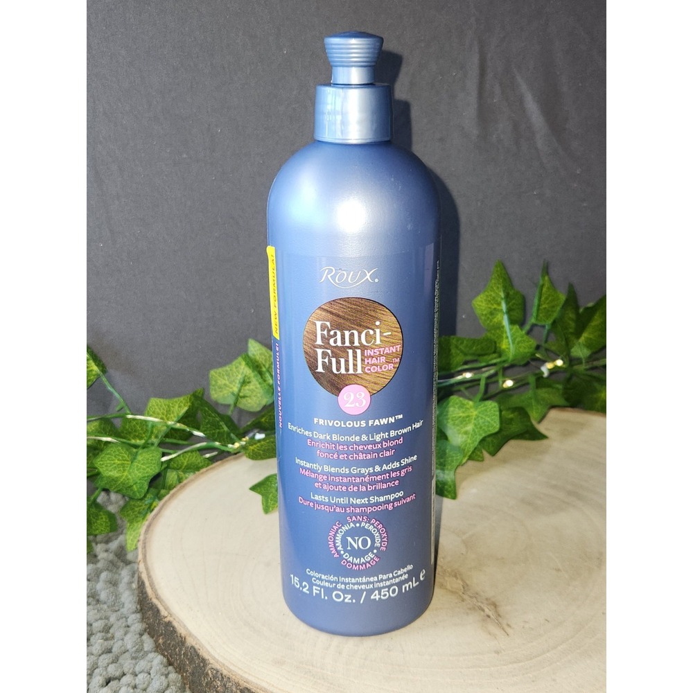 Roux Fanci-Full Instant Hair Color Rinse #23 Frivolous Fawn 15.2 oz Bottle~NEW